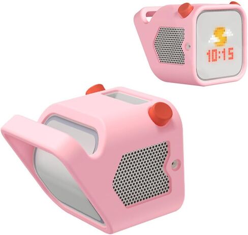 Silicone Protective Case for Yoto Player (3rd Gen.), Skin Cover Sleeve Fitted Protective Jacket for Yoto Player Kids Audio Player, Easy-to-Carry Handle (Pink) in Saudi Arabia