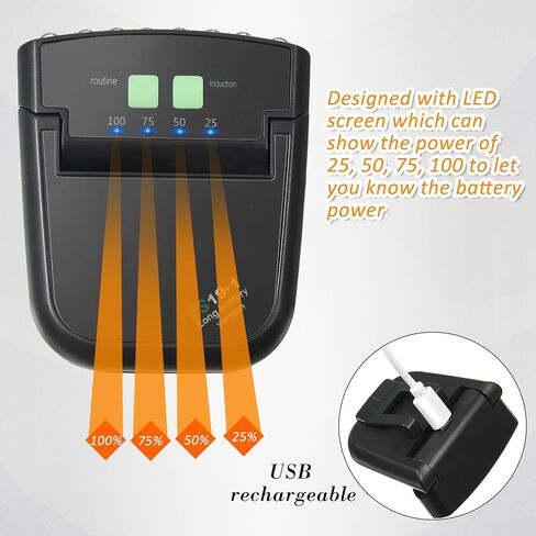 Mudder LED Clip on Cap Lights USB Rechargeable Cap Flashlight Clip Waterproof Ultra Bright Hat Flashlight Headlamp for Fishing Camping Hand Work in Saudi Arabia