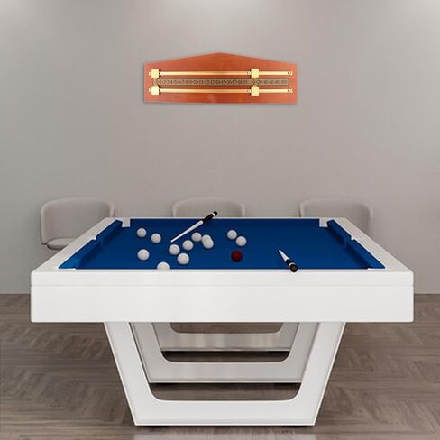 Wood Billiard Score Board Counters Club Accessories Billiard Score Keeper, Shuffleboard Scoreboard Snooker Scoreboard for 2 Player, Foosball, Wine Red in Saudi Arabia