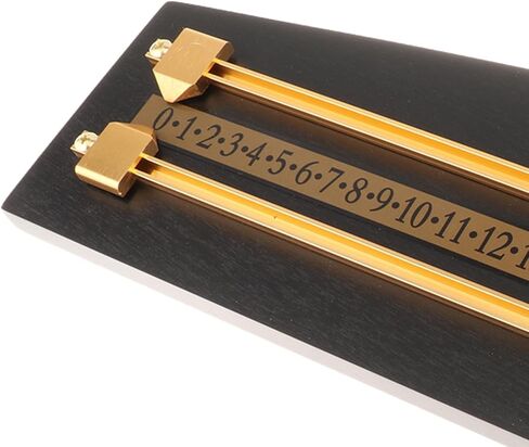 Wood Billiard Score Board Counters Club Accessories Billiard Score Keeper, Shuffleboard Scoreboard Snooker Scoreboard for 2 Player, Foosball, Wine Red in Saudi Arabia