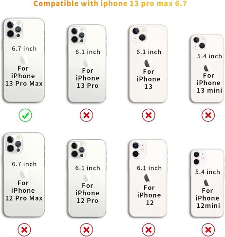 YESPURE for iPhone 13 Pro Max Clear Case Adjustable Shoulder Neck Crossbody Lanyard Strap Cover Women Girls Soft Slim Protective Hanging Phone Mobile Case for iPhone 13 Pro Max - Beige in Kuwait