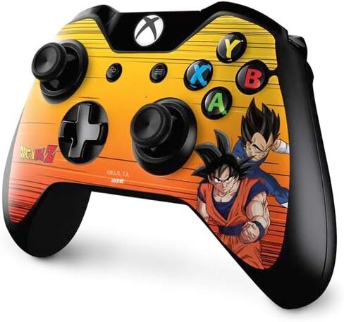 Skinit Skinit Gaming Gaming Continctived مع وحدة تحكم Xbox One - Dragon Ball Z Goku & Vegeta Design in Kuwait