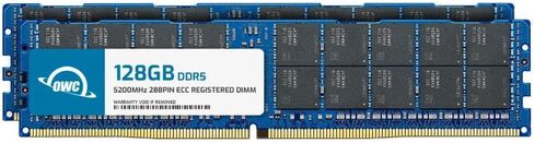 OWC 256GB (4x64GB) DDR5 5200 PC5-41600 CL42 2RX4 288-PIN 1.1V ECC مسجلة RDIMM MEMORY RAM KIT لمحطات العمل أو الخوادم المحددة in Kuwait
