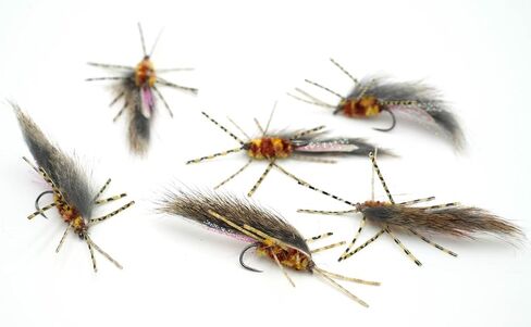Small Zirdle Bug Flies Barbless (6 Flies) in Saudi Arabia