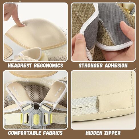 GENTEACO Newest Mambobaby Baby Swim Float with Canopy Non-Inflatable Infant Pool Float with Tail 3-24 Months Avoid Flip Solid Skin-Friendly Material for Toddler Boys Girls in Kuwait