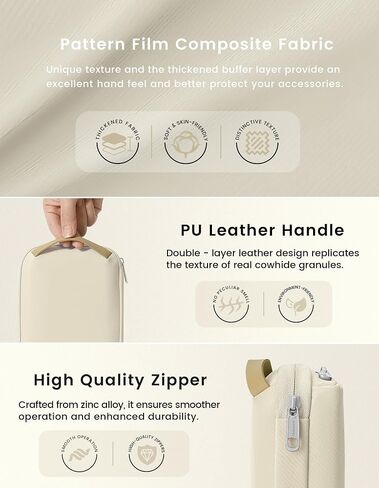 Travelkin Travel Cord Organizer, Electronic Organizer Travel Case, Cable Organizer Bag For Cords,Chargers Phone, Sd Card,Usbs in Kuwait