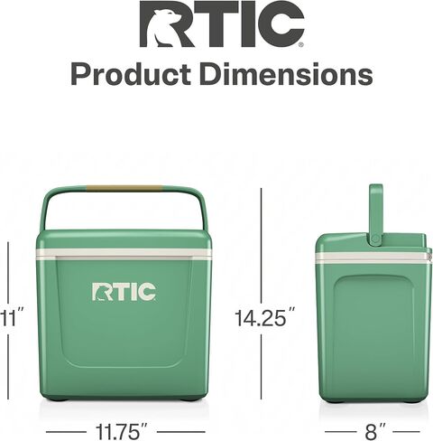 RTIC 8 QT Road Trip Personal Cooler | Insulated Personal Ice Chest for Lunch, Beach, Drinks, Travel, Camping, Picnic and Car in Kuwait