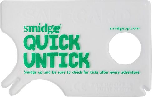 Smidge Unisex's Tick Removing Card, Green, one Size in Kuwait