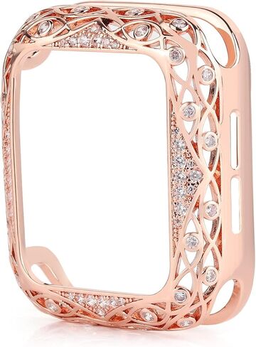 علبة الماس متوافقة مع Apple Watch SE 6 5 4 3 2 1 40mm 44mm 44 مم حامي Cover Cover Case متوافق مع Iwatch Series 42 مم 38 مم in Kuwait