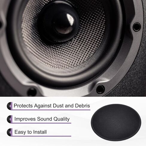 MECCANIXITY 4Pcs Speaker Dust Cap 90mm/3.54" Outer Diameter Dome Paper Cap Subwoofer Coil Cover Caps for Speaker Decoration Accessory Repair in Saudi Arabia