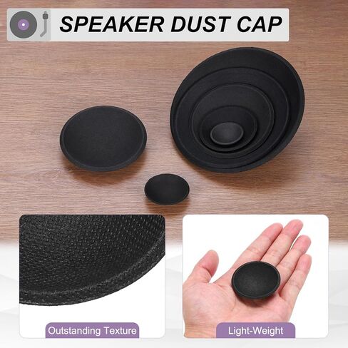 MECCANIXITY 4Pcs Speaker Dust Cap 90mm/3.54" Outer Diameter Dome Paper Cap Subwoofer Coil Cover Caps for Speaker Decoration Accessory Repair in Saudi Arabia