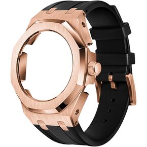 GA2100 GA2110 Rubber Strap Stainless Steel Metal Rose Gold Case with Modification Tools watch case