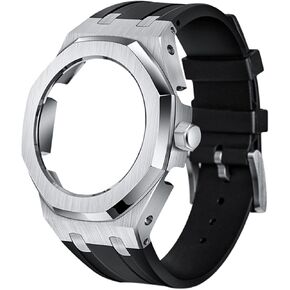 GA2100 GA2110 Rubber Strap Stainless Steel Metal Case Blue Band With Modification Tools watch case