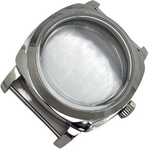 47mm Stainless Steel Watch Case Compatible with ETA 6497/6498 Movement Men's Watches Case Watch Accessories Watch case