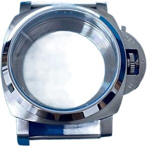 44mm Watch Case Compatible With ETA 6497/6498 316 Stainless Steel Shell Cover compatible with ST3600/ST3620 Series Manual Winding Mechanical Movement watch case