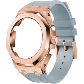 GA2100 GA2110 Rubber Strap Stainless Steel Metal Rose Gold Case with Modification Tools watch case