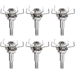 6 PCS 100 Broadheads من الحبوب ، الرماية الممارسات في جودو بوينت ، ورؤوس أسهم لعبة صغيرة من 5 مخططات من أجل تعزيزها للصيد ، وملحقات تلميح السهم