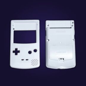 FunnyPlaying Game Boy Color Q5 Laminated IPS Ready Shell (White)