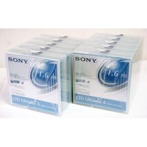 Sony 10 Pack LTO Ultrium-4 Data Tape (800/1.6TB) - LTO-Ultrium-4-Data-Tape - Blank Cartridge - Tape