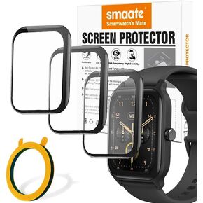 smaate Screen Protector for 1.8" IDW13, Compatible with IDW13 of Woneligo Faweio VRPEFIT Amzhero TOOBUR Konitee Gydom Veryfit Smart Watch, Soft TPU, 6-pack