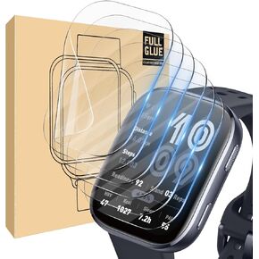 6 Packs Compatible for Amazfit Bip 5 Screen Protector,Advanced Soft TPU (Non-tempered Glass) High Definition Scratch Resistance without Bubbles