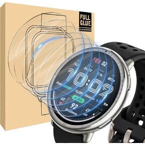 6 Packs Compatible for Amazfit Active 2 Screen Protector,Advanced Soft TPU (Non-tempered Glass) High Definition Scratch Resistance without Bubbles