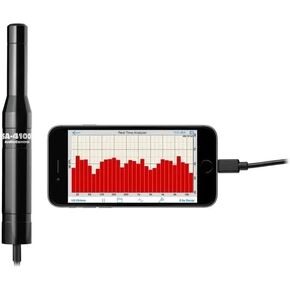 Audiocontrol SA-4100I اختبار الصوت والميكروفون القياس في أجهزة Apple / iOS لأجهزة Apple / iOS