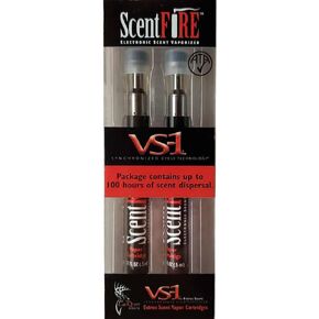 Conquest Scents Vs-1 Deer Scent Refill Cartridges – 2 Pack for Scent Dispenser | Doe Estrus Works with ScentFire Kit and Deer Hunting Accessories