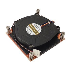 LGA1200 LGA1150 LGA1151 1U Active Heatsink CPU Cooler 75x75MM Hole Spacing TDP 180W with 8015MM Fans Vapor Chamber VC Base