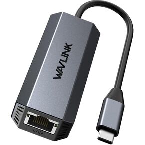 WAVLINK 5Gbps USB C to Ethernet Adapter, USB Type-C to RJ45 Gigabit LAN Ethernet Network Adapter for Windows, Mac OS, iPad OS and More
