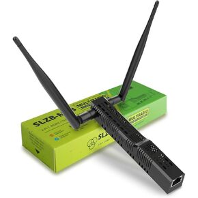 SMLIGHT SLZB-MR3 - Zigbee 3.0 to Ethernet,USB,and WiFi Gateway Coordinator with PoE,Universal Gateway for Home Assistant/ Zigbee2MQTT/ZHA,Wireless Zigbee 3.0 USB Adapter