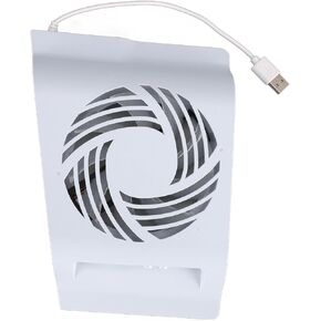 Yoidesu Cooling Fan, RGB Colorful Light, Intelligent Temperature Control System Fan for Game Console with 2 USB HUB 3 Level, from Overheating, Compatible with Digital and Disc