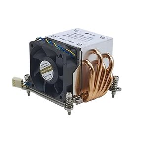 Good Thermal 2U Server CPU heatsink for LGA115X LGA1200 LGA1366 CPU Cooler with 6025 Fan 6800rpm 5heating Pipe TDP Up to 165W(LGA1366)