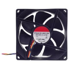 PF92251B1-000C-S99 9225 92X92X25MM DC 12V 4-Wire 4.7W 4500RPM CPU Case Fan 9cm