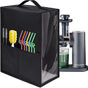 Juicer Cover, Waterproof and Dustproof Juicer Protective Cover Compatible with Ninja JC151,13"L x 9"W x 15.74"H,Black