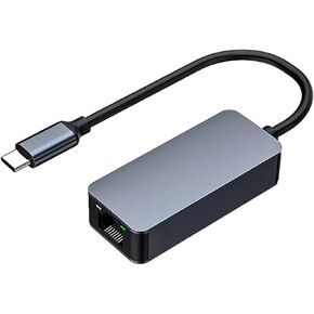 2500Mbps Type C | 2500Mbps USaB 3.0 Type-C to Rj45 2.5G Ethernet Gigabit Adaptier Network Card Converter LAN Hub for 8.1/10/11 for Pc Laptop New 2026 High for Electronic Component
