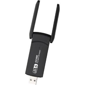 WF6 USaB WF Adaptier 1800Mbps Dual Band Ax1800 2.4G/5Ghz Network Card USaB3.0 Wf Doingle Receiver Mu- for Pc Laptop VVindow New 2026 High for Electronic Component