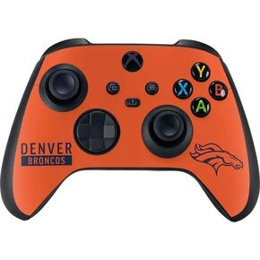 Skinit Decal Gaming Skin Compatible with Xbox Series X Controller - Officially Licensed NFL Denver Broncos Team Jersey Design