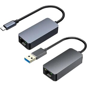 2500Mbps USaB 3.0 Type-C to Rj45 2.5G Ethernet Gigabit Adaptier Network Card Converter LAN Hub for 8.1/10/11 for Pc Laptop New 2026 High for Electronic Component