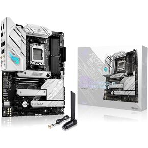 ASUS ROG Strix B650-A Gaming WiFi AMD B650 AM5 DDR5 6400 DP HDMI 3X M2 USB3.2 WIFI 6E + BT Aura RGB 2.5GBIT LAN ATX Armory Crate ، AI Suite 3 ، PCIe Slot Q-release in Kuwait