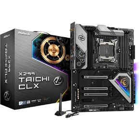 ASRock X299 Taichi CLX Intel X-Series LGA 2066 DDR4 4200+(OC) 256GB ATX Mohterboard SATA3 6.0 Gb/s WiFi