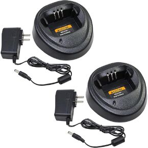 2 Pack CP200D WPLN4137 WPLN4138 شاحن لـ Motorola CP200 CP340 CP360 CP380 CP040 CP140 PM400 PR400 NNTN4496 NNTN4497 NNTN4970
