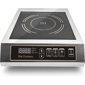 3500W Commercial Induction Cooker, Countertop Electric Induction Stove Cooktop Electric Burners1 (Black)