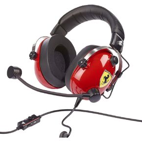 Thrustmaster T.Racing Scuderia Ferrari Edition-DTS - Gaming Headset for Race Simulation, PC/PS4/Xbox One/Nintendo Switch (.