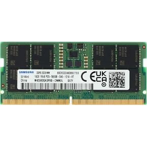 Samsung 16GB DDR5 5600MHz PC5-44800 CL46 SODIMM 1Rx8 Single Rank 1.1V 262-Pin Laptop, Notebook RAM Memory M425R2GA3PB0-CWM