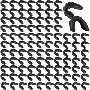 واقي فم للاطفال والشباب من 100 قطعة، واقي الفم الرياضي لكرة القدم، واقي الفم لكرة القدم، حماية اللثة للملاكمة وكرة السلة والهوكي والكاراتيه (الوان جديدة، نمط كلاسيكي) in Kuwait