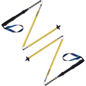 AONIJIE Trekking Poles -2 Ultralight Collapsible Carbon Fiber Hiking Poles with Anti-Shock and Quick Lock System, Folding Walking Sticks for Hiking, Camping