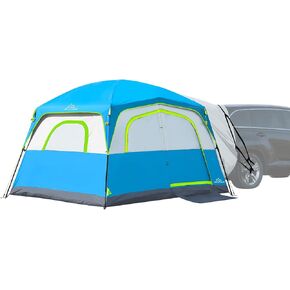 SUV Tents for Camping 6 Person Waterproof, Car Family Camping Tent with Tailgate Attachment for SUV, Jeep, Truck with Cap, Easy Setup Large Tent for Outdoor Camping in Saudi Arabia
