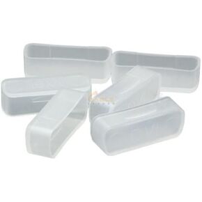 DVI Female Dust Cover, Clear Color, 50pcs/Bag
