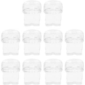 DOITOOL Charging Port Plug Cover, 10PCS Clear Charging Port Protector Cap Cover Phone Accessories Compatible with iPhone